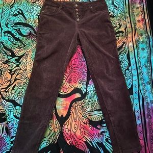 brown teddy corduroy pants